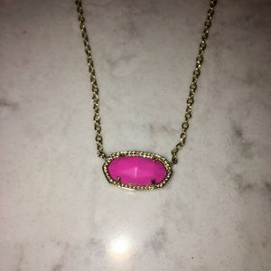 Pink Kendra Scott Pendant Necklace